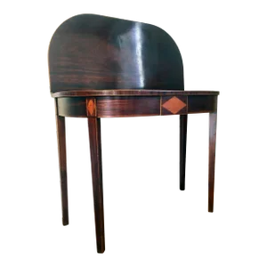 18th Century Hepplewhite Period Mahogany Demilune Cards Table