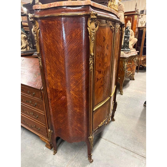 Measures 58.75 tall x 45 wide x 20 inches deep. Introducing a magnificent piece of fine European craftsmanship, this...