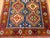 Vintage Persian Shiraz Yalameh Tribal Area Rug, Hand-Knotted Wool, Allover Geometric Pattern, Blue & Red, 3x5 For Sale - Image 12 of 17