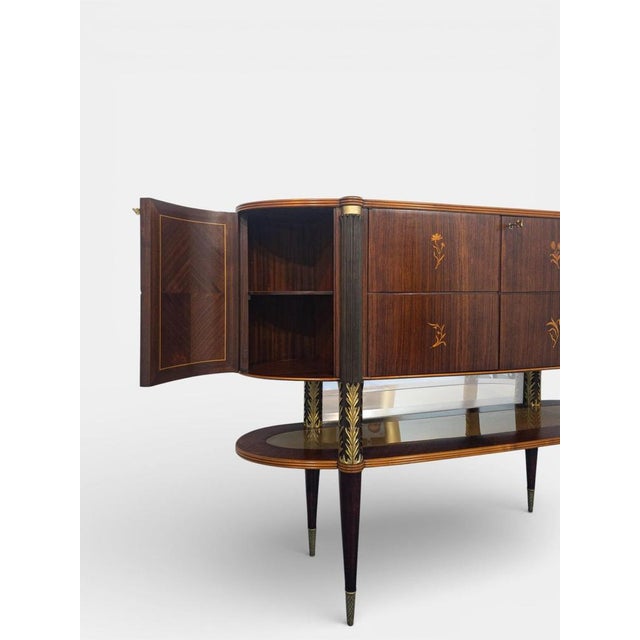 Mid-Century Italian Sideboard or Bar Cabinet by Pierluigi Colli, 1940s For Sale - Image 15 of 18