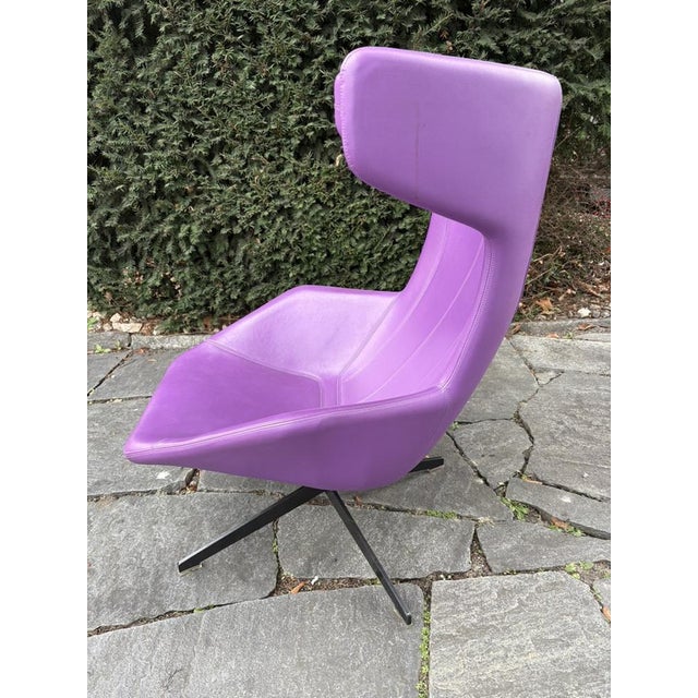 Take a Line for a Walk Swivel Chair by Alfredo Häberli for Moroso, 2009 For Sale - Image 3 of 11