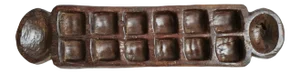 Vintage Old African Carved Wood Mancala Game Board