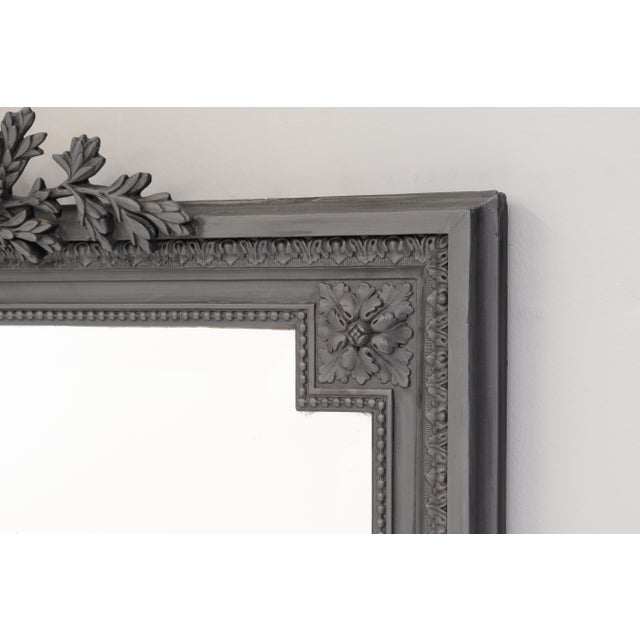 Large Painted Mirror, 1900s For Sale - Image 4 of 7