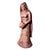 A charming pair of late 19th century terracotta figures depicting an Indian man and woman engaged in a quiet domestic...