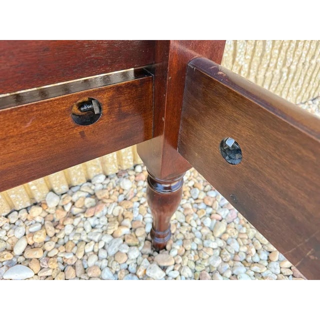 Georgian Style Carved Queen Size Poster Bed by White Furniture For Sale - Image 10 of 18