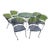 Mid 20th Century Wrought Iron Mid Century Style Table & 6 Chairs For Sale