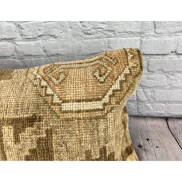 Turkish 16 x 24 Rug Pillow Anatolian Luminescence Turkish Pillow Cushion Cover For Sale - Image 3 of 4