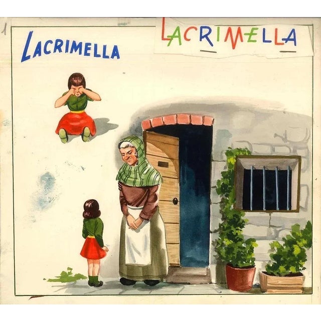 Lacrimella - Original Illustrate tale by Italo Orsi - 1930s 1930s For Sale - Image 4 of 5