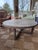 Rustic Round Outdoor Coffee Table For Sale - Image 3 of 4