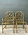 Late 20th Century Vintage Italian Faux Bamboo Brass Dining Chairs - Set of 4 For Sale - Image 5 of 18