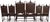 Antique Chairs, 1910, Set of 6 For Sale - Image 4 of 5