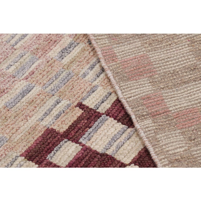 Textile Rug & Kilim’s Moroccan Style Rug in Polychromatic Geometric Patterns For Sale - Image 7 of 7