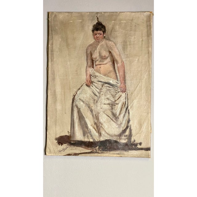 Frederic Van Der Linden, 1890s, Oil on Canvas For Sale - Image 6 of 6