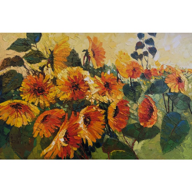Yellow Dialogue by Godfrey Afebuame, Oil on Canvas, (2026) For Sale
