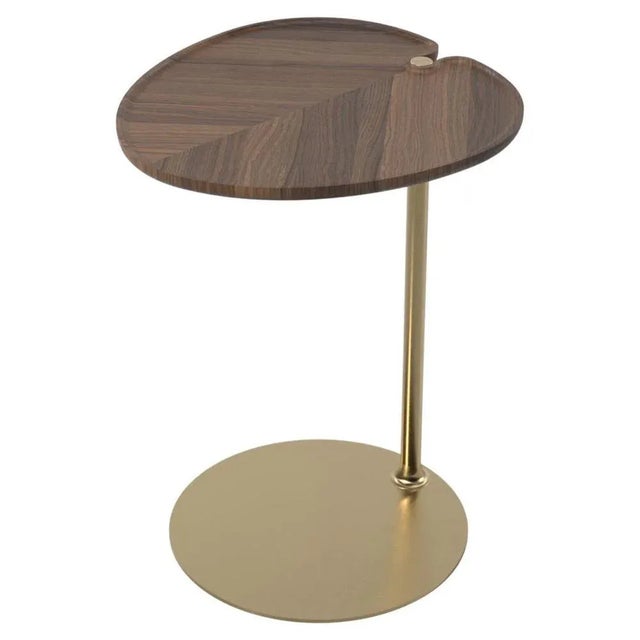 Leaf 1 Oval Side Table by Mathias De Ferm For Sale - Image 9 of 9