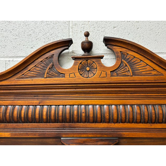 Antique Spanish or Victorian Sideboard / Buffet With Mirror For Sale - Image 10 of 12