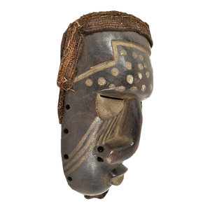 Early 20th Century Salampasu Illness Mask with Raffia