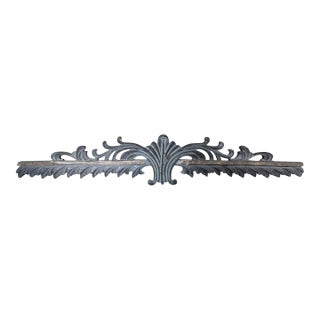 Vintage Architectural Pediment Wall Hanging For Sale