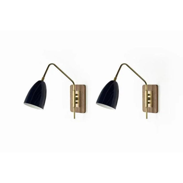 Mid-Century Modern "Elska" Wall Sconces For Sale - Image 3 of 13