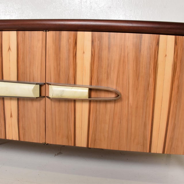 1950s Mexican Modernist Long Credenza Attributed to Eugenio Escudero For Sale - Image 5 of 11