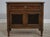 Age: Approx. 30 Years Old Details: Walnut Finish Wire Mesh Doors High Quality Construction Quarter Column Sides French...
