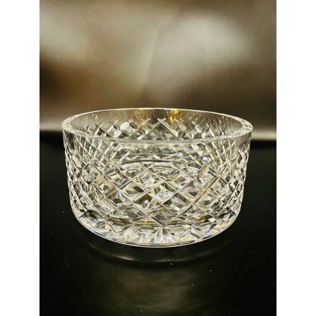 Traditional Late 20th Century Waterford Crystal Bowl in Alana Pattern For Sale - Image 3 of 13