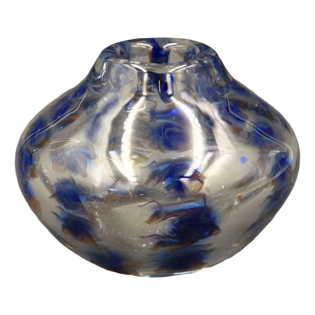 Mouth Blown Vase by Jindra Beránek, 1970s For Sale