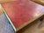 Campaign Vintage Campaign-Style Red Leather Trunk Coffee Table With Brass Nailhead Detail For Sale - Image 3 of 8