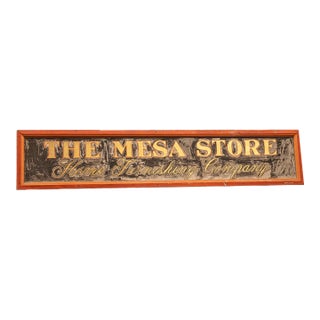 Mesa Store Home Furnishing Smaltz Trade Sign For Sale