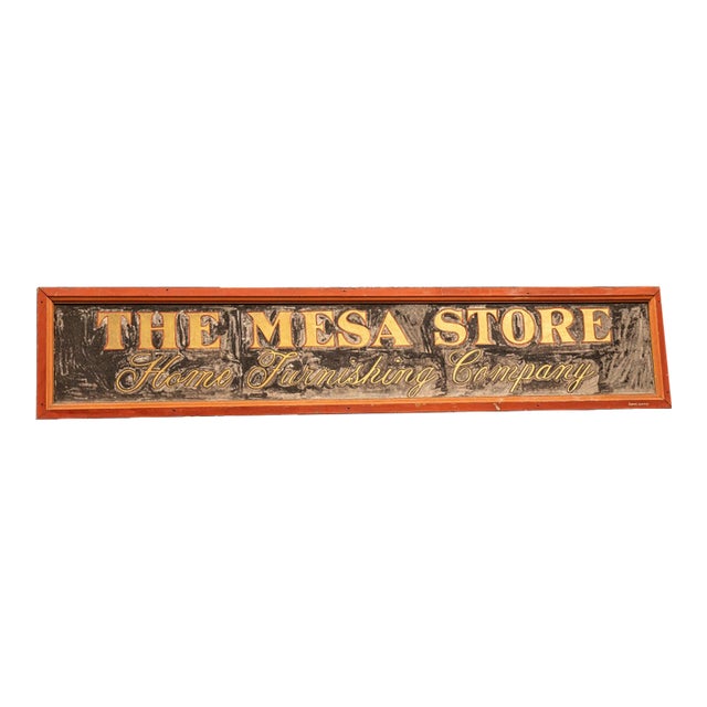Mesa Store Home Furnishing Smaltz Trade Sign For Sale