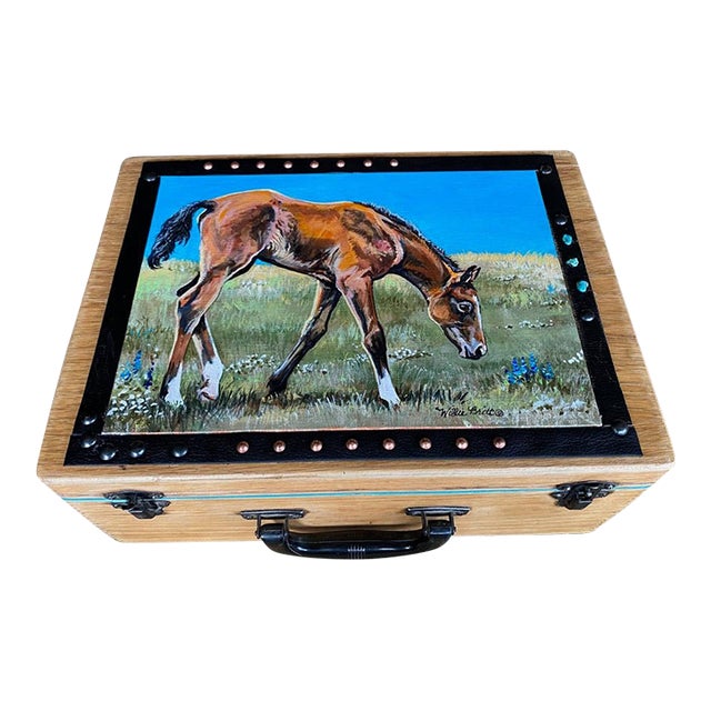 "Que Curiosa" ~ Willie Britt, Original Acrylic Painting. For Sale