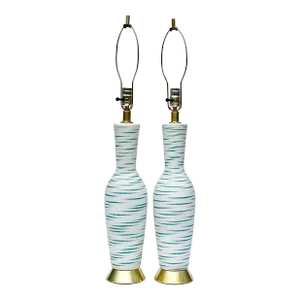 Vintage Lee Rosen Design Technics Mid-Century Modern Lamps~A Pair