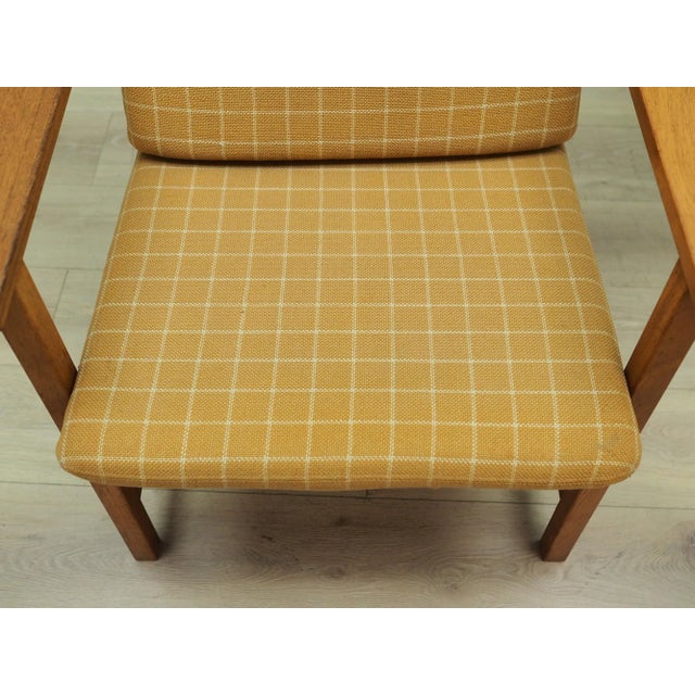 Danish Yellow Armchair from Børge Mogensen, 1970s For Sale - Image 10 of 16