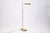Vintage Koch & Lowy Brass Mid Century Modern Adjustable Reading Floor Lamp For Sale In Detroit - Image 6 of 9