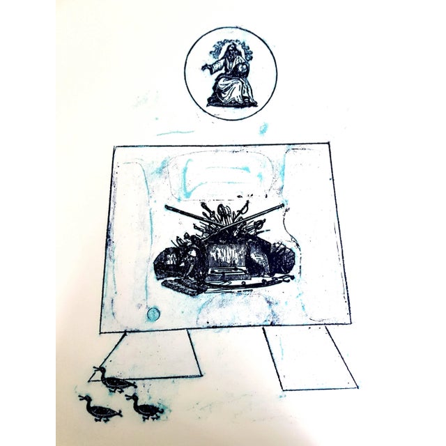 Max Ernst - The Soldier - Original Lithograph 1972 For Sale