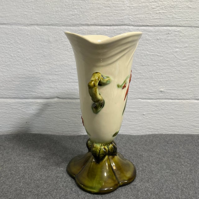 Vintage Hull Pottery Woodland Vase (Usa) For Sale - Image 4 of 9