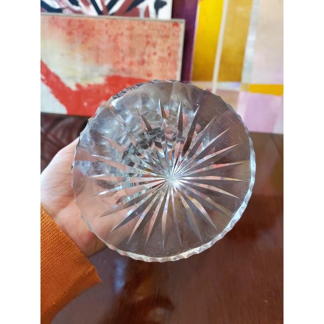 Antique Bohemian Glass Moser Deep Cut Covered Goblet For Sale - Image 11 of 11