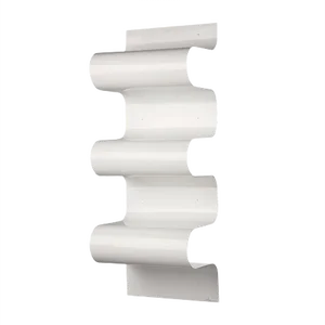 White Wave Bookshelf by Julien Vidame