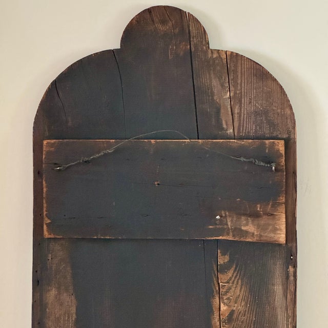 Exquisite 20th Century Wood Butcher Shop Large Tombstone Trade Sign Advertising Beef, Veal, Pork, Lamb For Sale - Image 16 of 17
