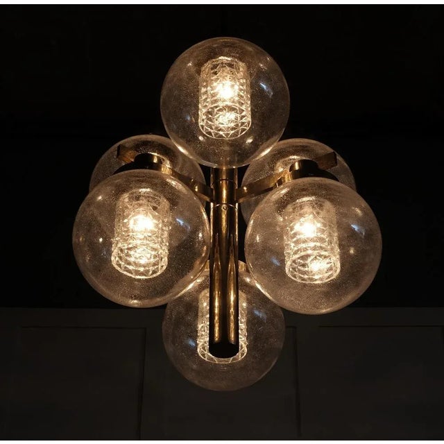 Brass Chandeliers from Hans-Agne Jakobsson, 1960s For Sale - Image 3 of 13