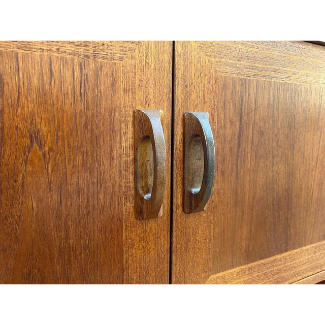 Wood 1960s Mid Century Teak Sideboard/Buffet Liquor Bar/Hutch G-Plan For Sale - Image 7 of 13