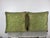 Baroque Mariano Fortuny Glicine Patterned Pillows, Moss Green & Gold Damask For Sale - Image 3 of 12