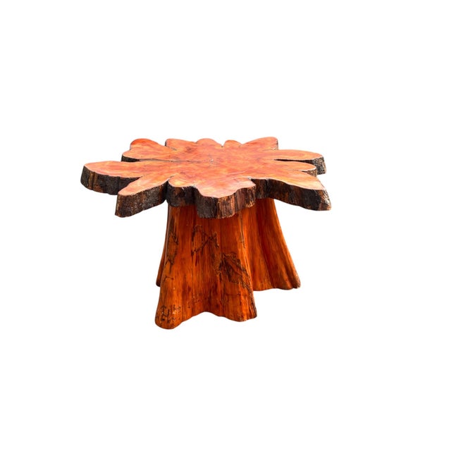 Rustic Live Edge Tree Stump Side Table; Bring natural sculptural beauty into your home with this striking handcrafted...