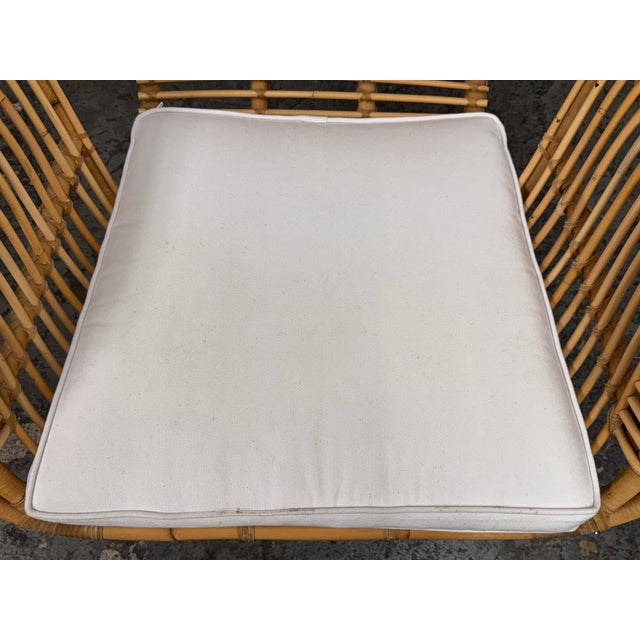 Serena & Lily Venice Rattan Armchair For Sale - Image 10 of 12