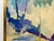 Wood Glenn Radtke Vintage Fauvist " California Landscape " Framed Original Mid Century Modernist Impasto Oil Painting For Sale - Image 7 of 18