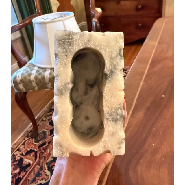 Chinese Pair of Soapstone Foo Dogs For Sale - Image 3 of 5