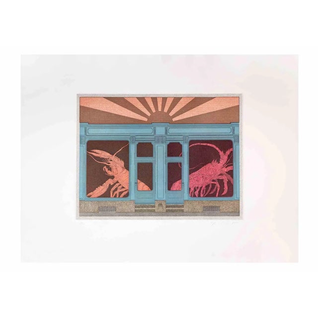 Fifo Stricker, House of the Rising Sun, Aquatint and Etching, 1985 For Sale