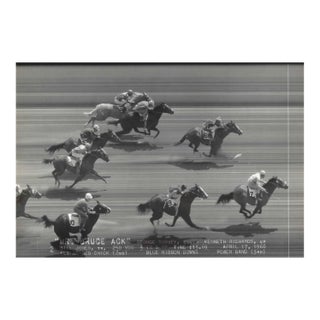 1966 Blue Ribbon Downs Horse Racing Photograph For Sale