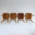 Black Mid-Century Modern Scandinavian Dining Chairs, 1960s, Set of 4 For Sale - Image 8 of 17