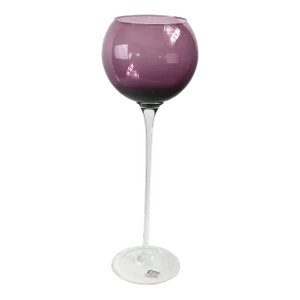 Over Scale Wine Goblet Vase Made in Italy by Colony Glass
